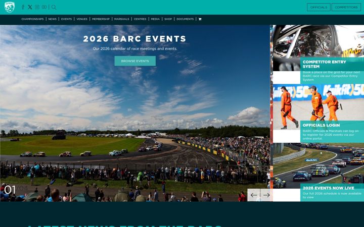 Screenshot of barc.net
