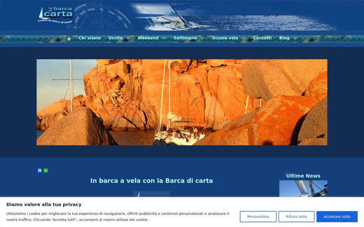 Screenshot of barcadicarta.it