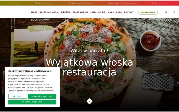 Screenshot von barcaffe.pl