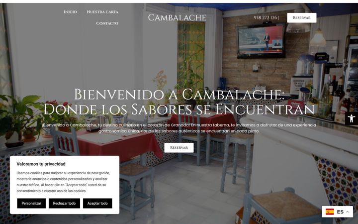 Screenshot of barcambalache.com