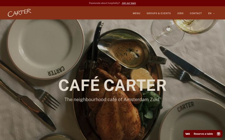 Screenshot ta' barcarter.nl