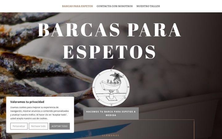 Screenshot of barcasparaespetos.es