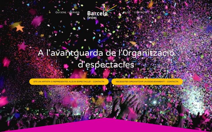 Screenshot of barcelofestes.com