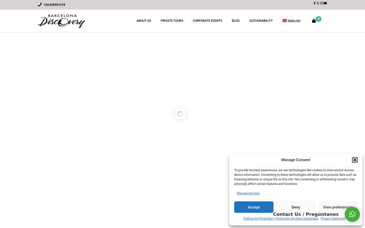 Screenshot of barcelona-discovery.com