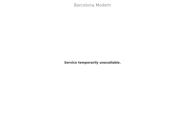 Screenshot of barcelona-modern.com