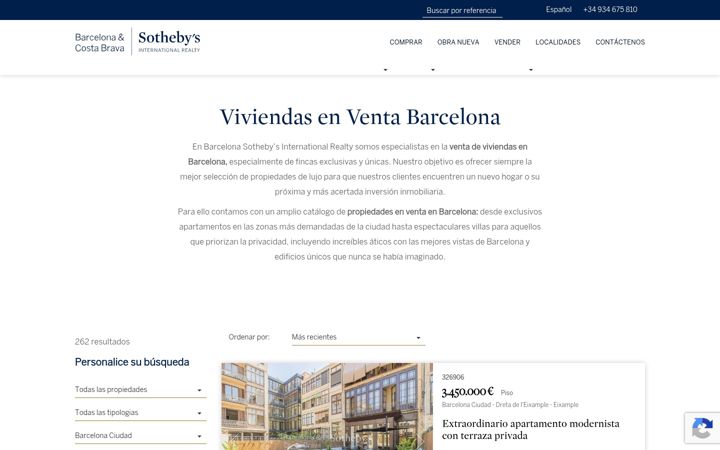 Screenshot of barcelona-sothebysrealty.es