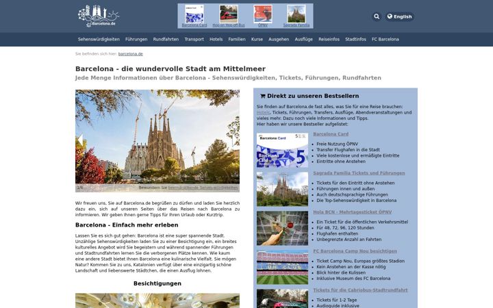 Ekrānuzņēmums no barcelona.de