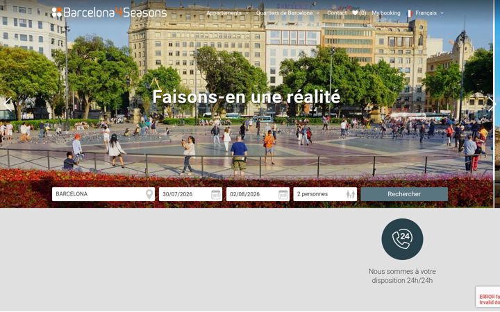 Screenshot of barcelona4seasons.net