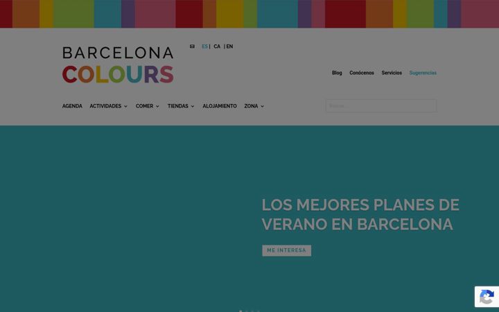 Screenshot of barcelonacolours.com