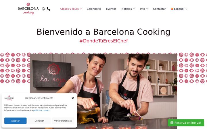 Screenshot van barcelonacooking.net