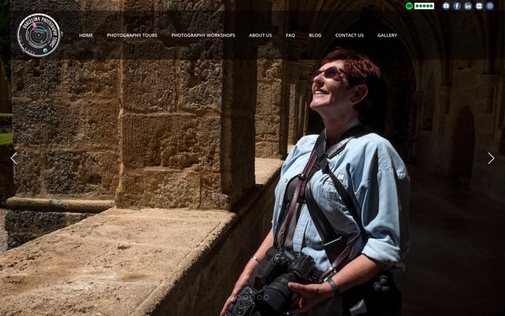 Screenshot of barcelonaphotographytour.com