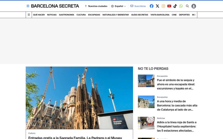 Screenshot of barcelonasecreta.com