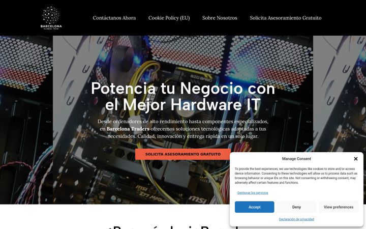 Screenshot of barcelonatraders.com