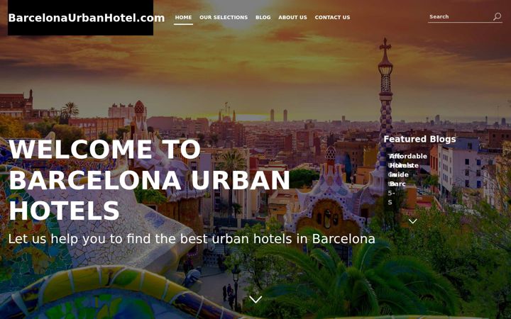 Screenshot of barcelonaurbanhotel.com