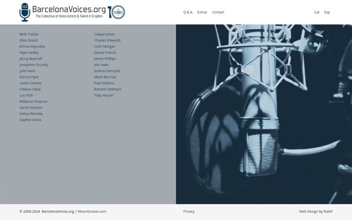 Screenshot of barcelonavoices.org