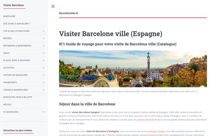 Screenshot of barcelonesite.fr