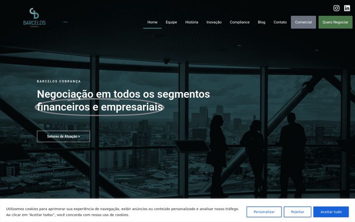 Ekrānuzņēmums no barceloscobranca.com.br