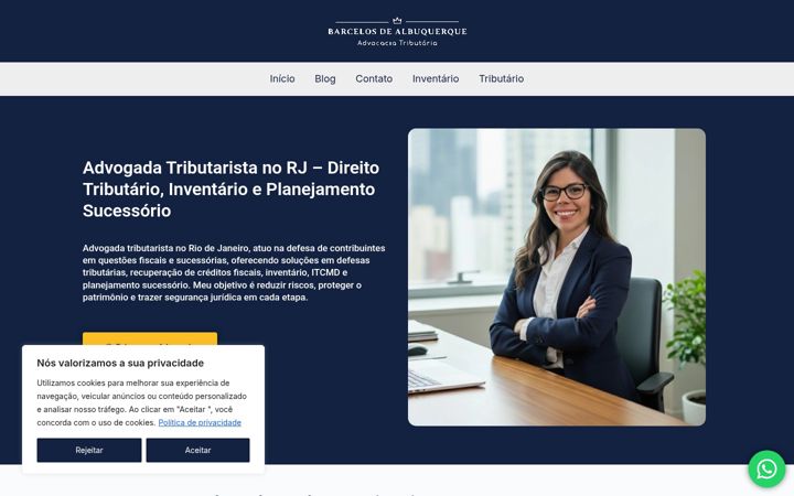 Ekrānuzņēmums no barcelosdealbuquerque.com.br
