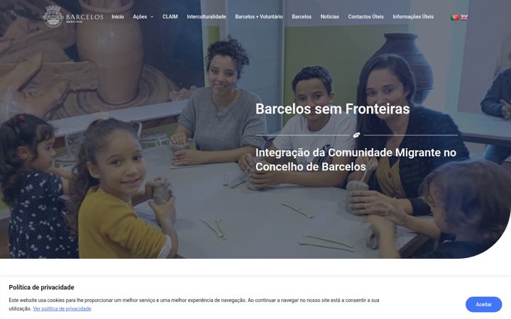 Screenshot of barcelosintegracao.com