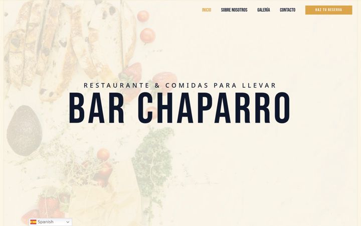 Screenshot of barchaparro.com