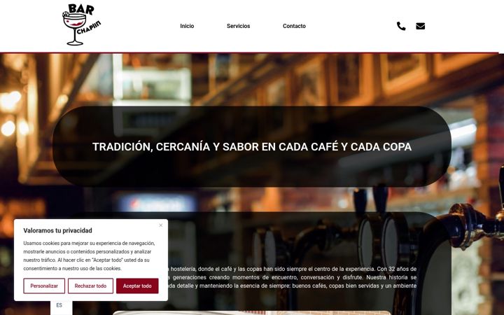 Screenshot of barchaplin.es