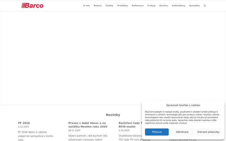 Screenshot ta' barco.cz