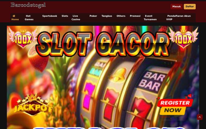 Screenshot of barcodetogel.com