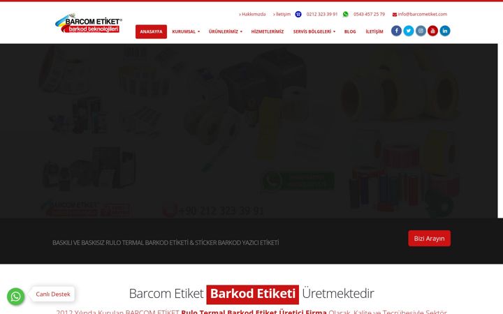 Screenshot of barcometiket.com