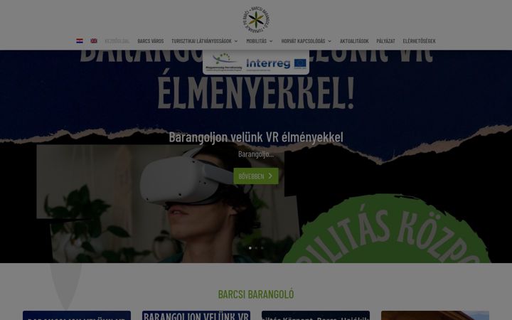 Skærmbillede af barcsibarangolo.hu