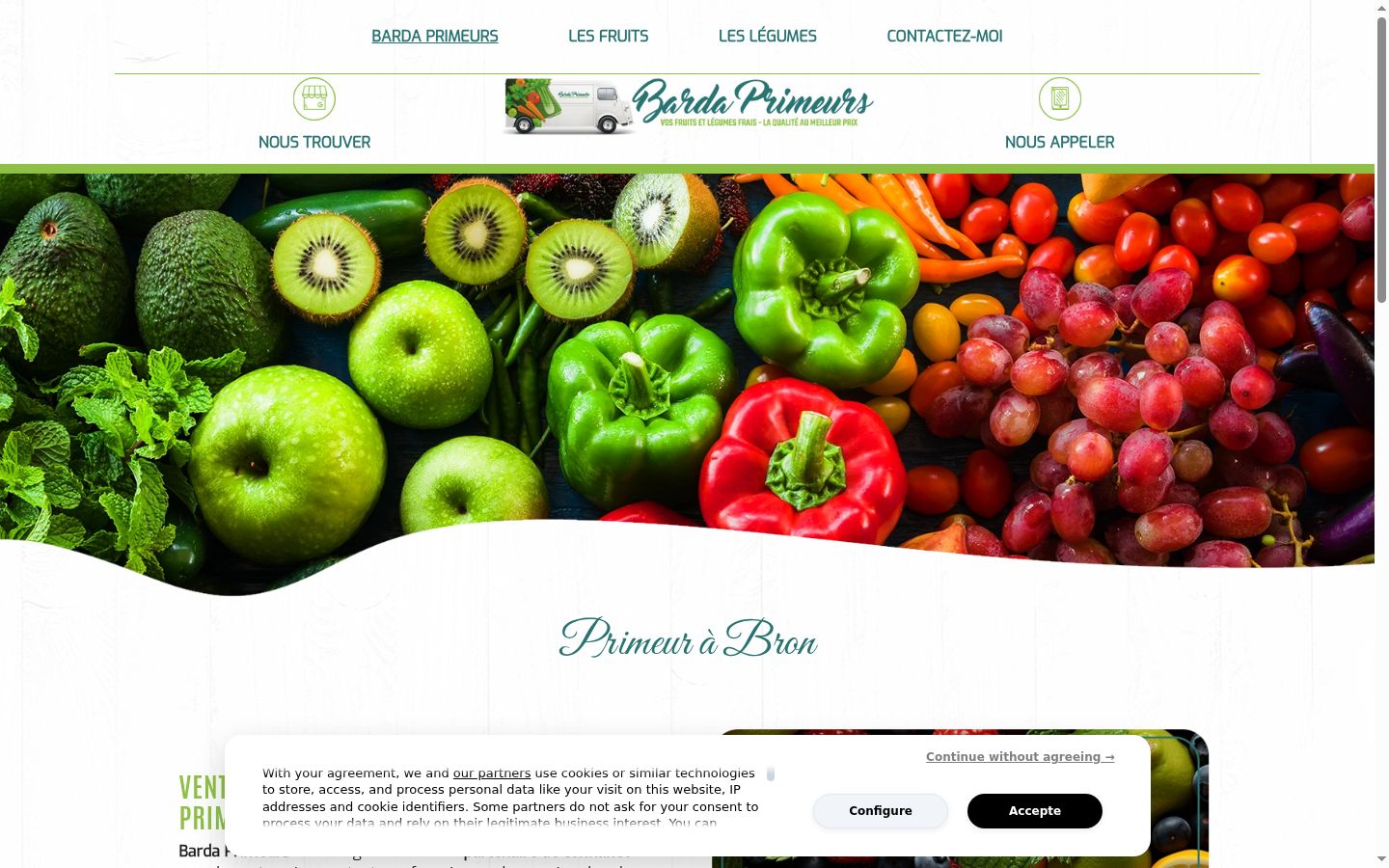 Screenshot tal-banner tal-kunsens muri qabel kwalunkwe interazzjoni