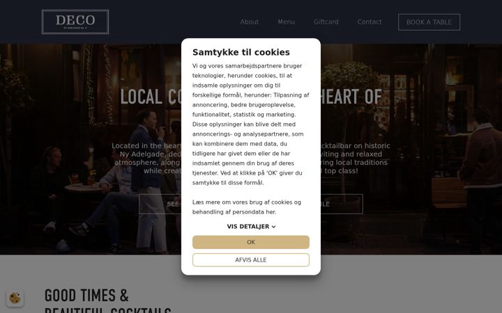 Screenshot of bardeco.dk