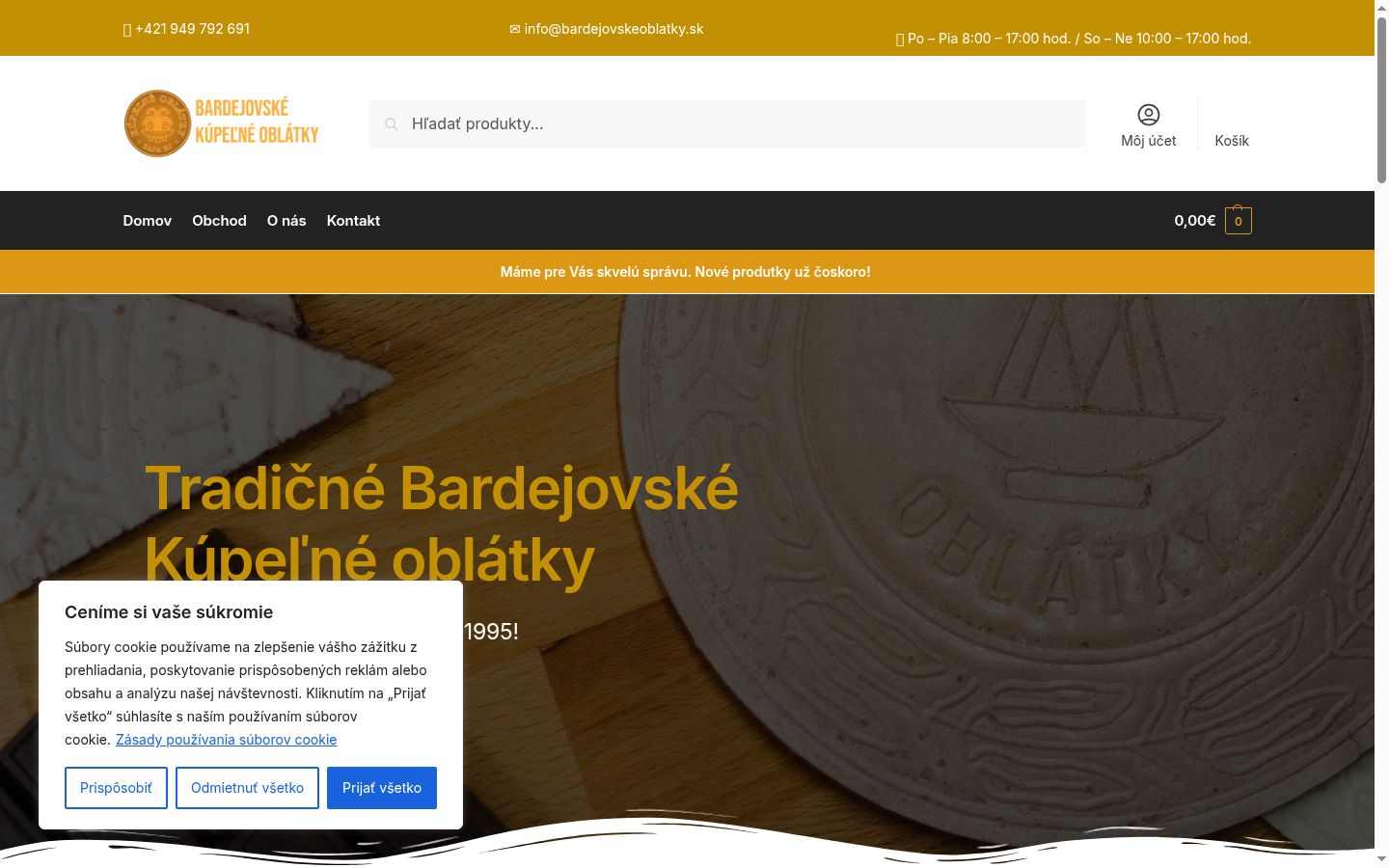 Screenshot tal-banner tal-kunsens muri qabel kwalunkwe interazzjoni