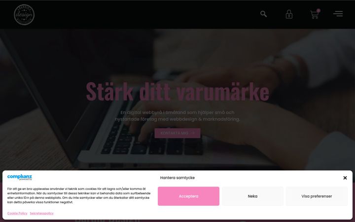 Ekrano kopija bardicdesign.se