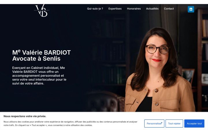 Skjermbilde av bardiot-avocat.fr