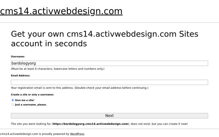 Screenshot of bardology.org