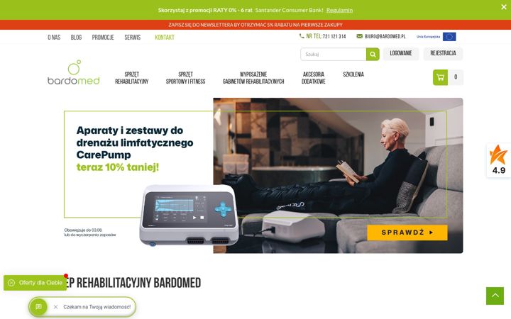Screenshot von bardomed.pl