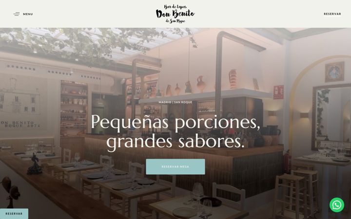Screenshot of bardonbenito.com