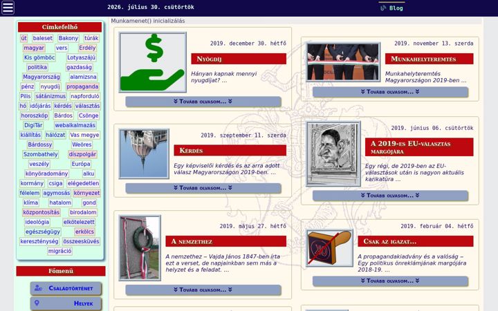 Screenshot of bardossypal.hu