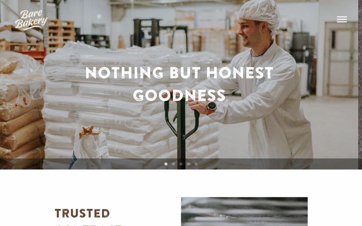 Ekrānuzņēmums no barebakery.fi