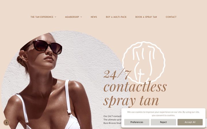 Skjámynd af barebronzestudio.com.au