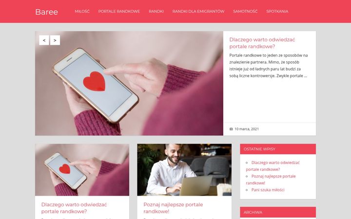 Screenshot of baree.pl