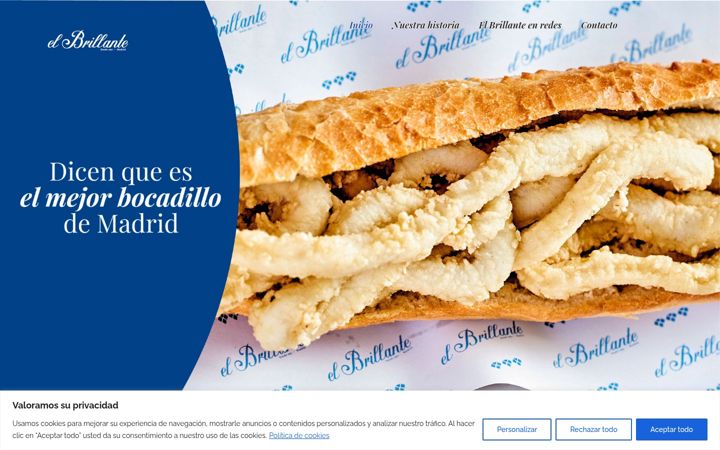 Screenshot of barelbrillante.es