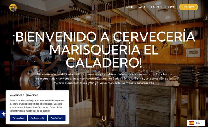 Screenshot of barelcaladero.es