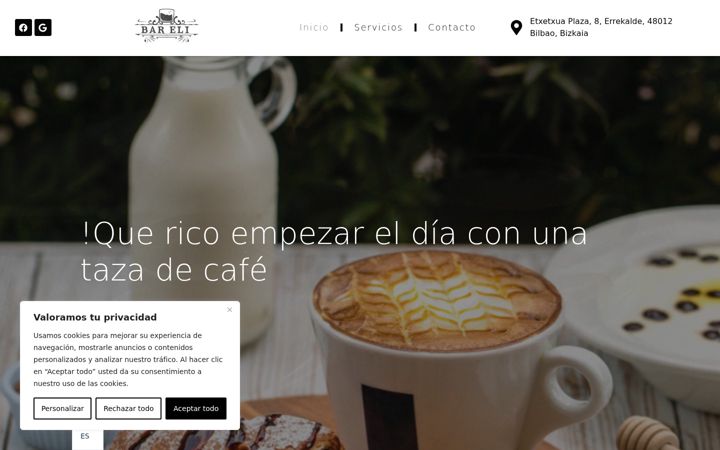 Screenshot of barelilacasilla.com