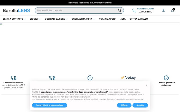 Screenshot of barellolens.com