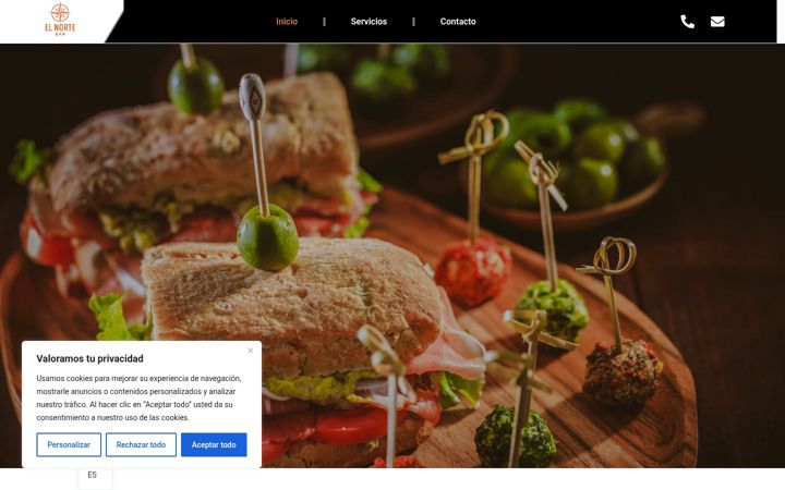 Screenshot of barelnorte.com