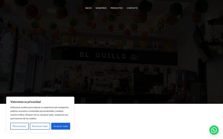 Screenshot of barelquillo.com