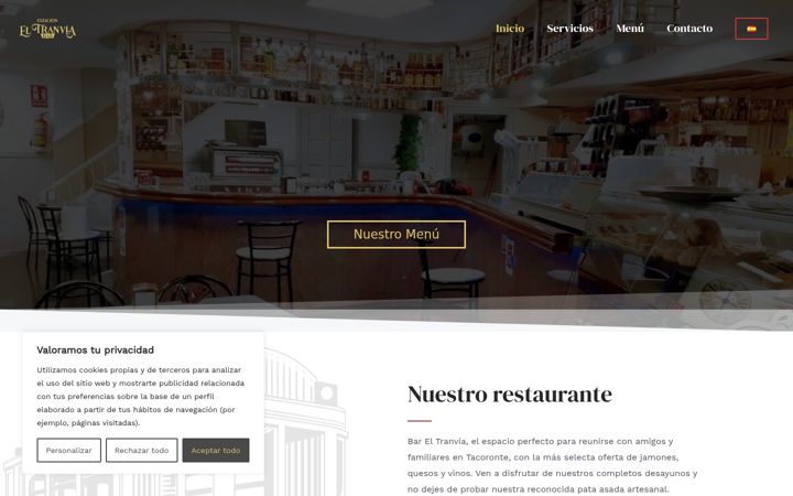Screenshot of bareltranvia.com