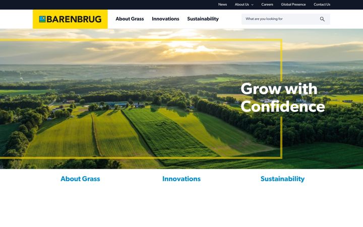 Screenshot of barenbrug.com