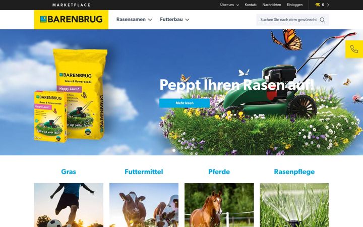 Screenshot of barenbrug.de